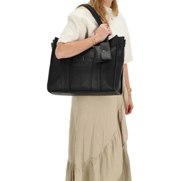 Charm London Laptoptas - Bond - Zwart 