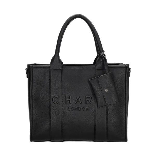 Charm London Laptoptas - Bond - Zwart 