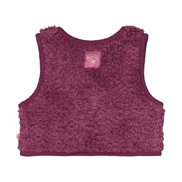 Feetje Better Together Teddy Gilet - Maat 62 - Lila Feetje Better Together Teddy Gilet - Maat 62 - Lila