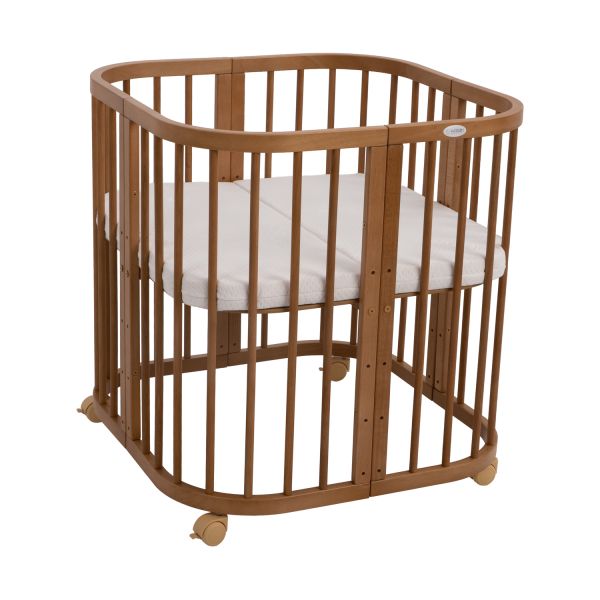 Waldin W2 Combibed 7‑in‑1 - Vintage inclusief matras Waldin W2 Combibed 7‑in‑1 - Vintage inclusief matras