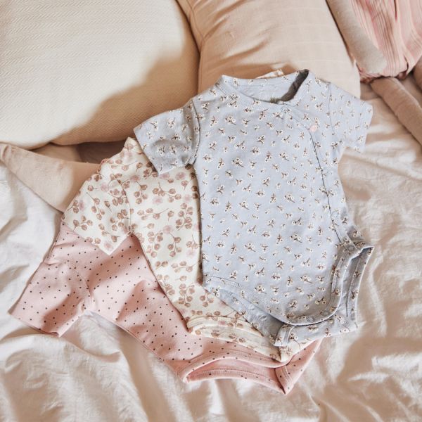 Dirkje Romper Korte Mouw Multi Colour Pink 3-Pack 44 Dirkje Romper Korte Mouw Multi Colour Pink 3-Pack 44