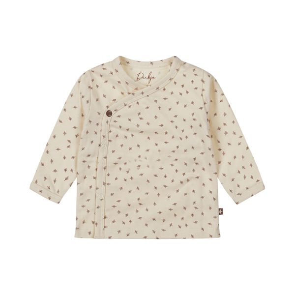 Dirkje T-Shirt Overslag Lange Mouw Off White 56 Dirkje T-Shirt Overslag Lange Mouw Off White 56