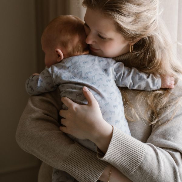 Dirkje Boxpak + Slofjes Light Faded Blue 56