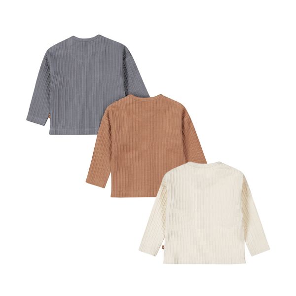 Dirkje T-Shirt Lange Mouw Multi Colour Blue 3-Pack 50 Dirkje T-Shirt Lange Mouw Multi Colour Blue 3-Pack 50