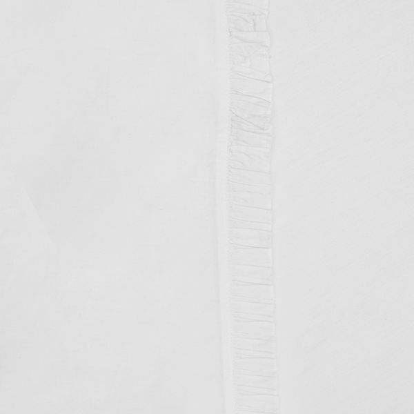 Witlof For Kids Ledikantlaken Tuck-Inn Ruffle Wit 60 x 120 cm Witlof For Kids Ledikantlaken Tuck-Inn Ruffle Wit 60 x 120 cm