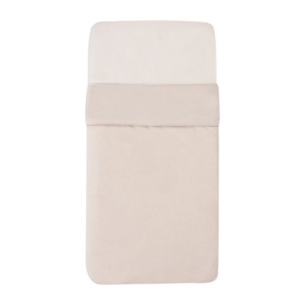 Witlof For Kids Ledikantdeken Tuck-Inn Soft Sand Velvet Rib 60 x 120 cm Witlof For Kids Ledikantdeken Tuck-Inn Soft Sand Velvet Rib 60 x 120 cm