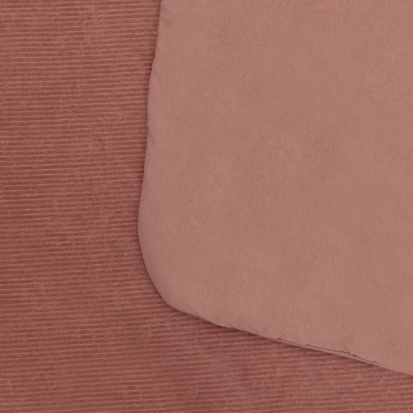 Witlof For Kids Wiegdeken Tuck-Inn Dusty Pink Velvet Rib 40 x 80 cm