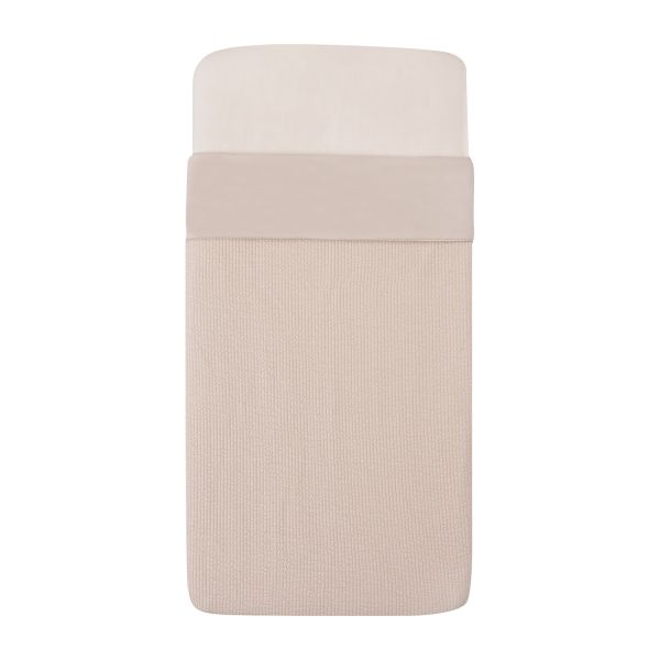 Witlof For Kids Ledikantdeken Tuck-Inn Soft Sand Waves 60 x 120 cm