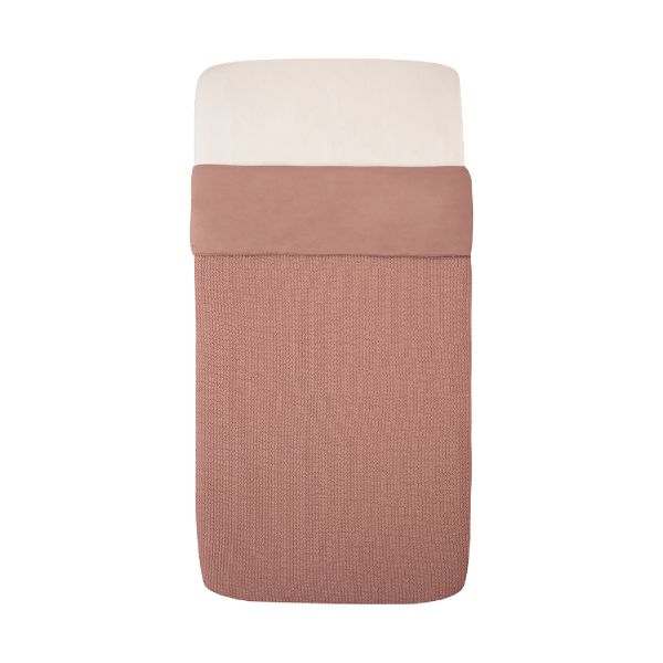 Witlof For Kids Wiegdeken Tuck-Inn Dusty Pink Waves 40 x 80 cm