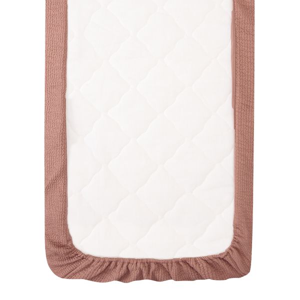 Witlof For Kids Wiegdeken Tuck-Inn Dusty Pink Waves 40 x 80 cm