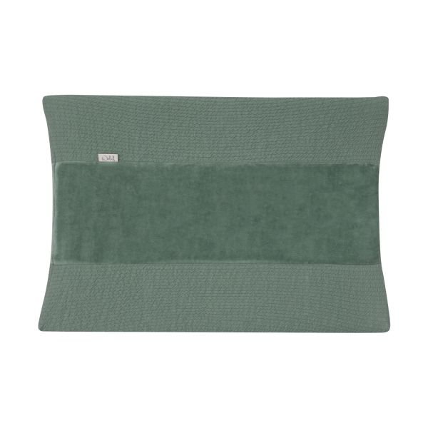 Witlof For Kids Aankleedkussenhoes Forest Green Waves 70 x 50 cm Witlof For Kids Aankleedkussenhoes Forest Green Waves 70 x 50 cm
