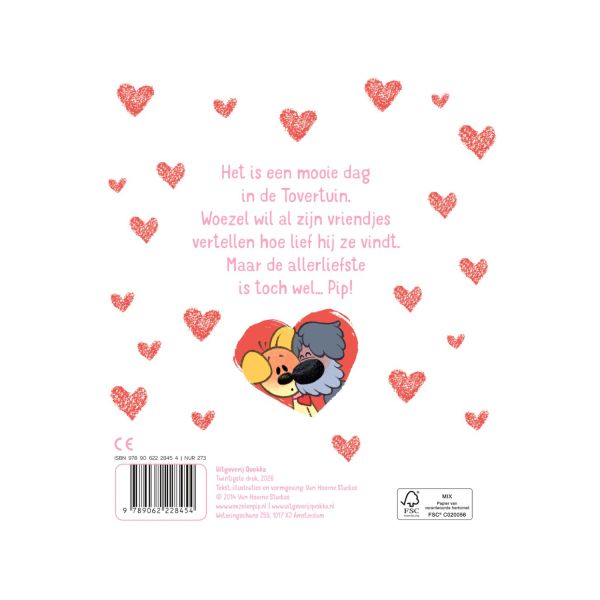 Woezel & Pip Boek - Ik Vind Jou Zo Lief Woezel & Pip Boek - Ik Vind Jou Zo Lief