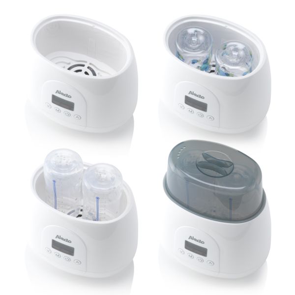 Alecto Flesverwarmer Digitaal Duo BW700 White