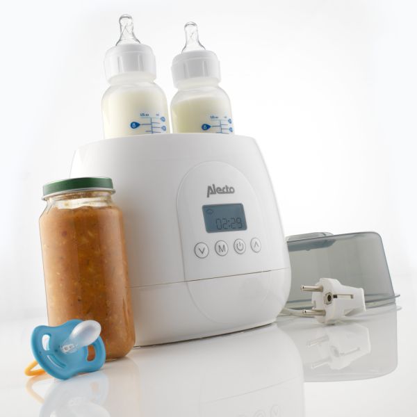 Alecto Flesverwarmer Digitaal Duo BW700 White