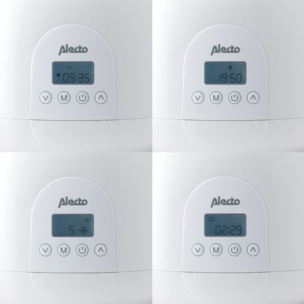 Alecto Flesverwarmer Digitaal Duo BW700 White