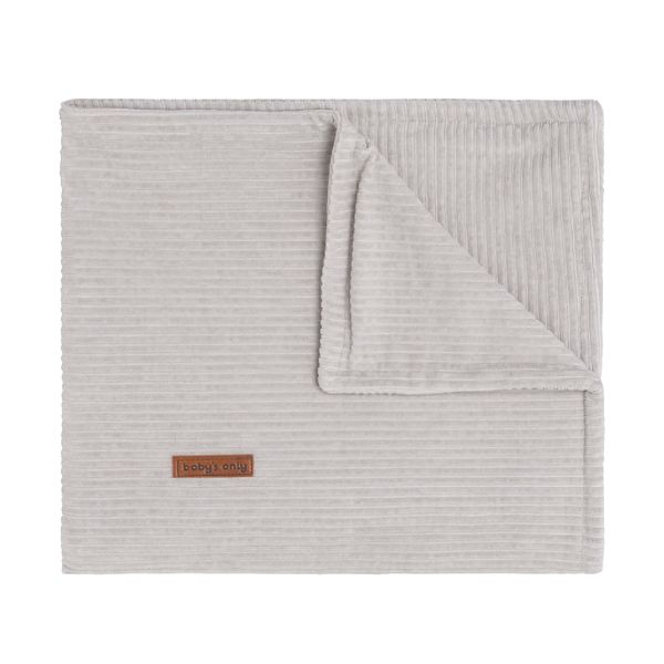 Baby's Only Ledikantdeken Sense Kiezelgrijs 100 x 135 cm
