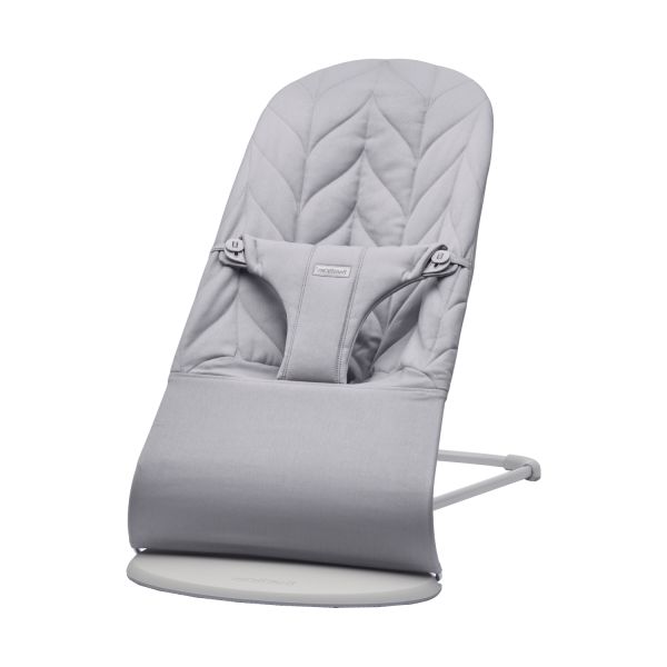 BabyBjörn Bliss Wipstoel - Geweven Kroonblad Quilt - Lichtgrijs BabyBjörn Bliss Wipstoel - Geweven Kroonblad Quilt - Lichtgrijs