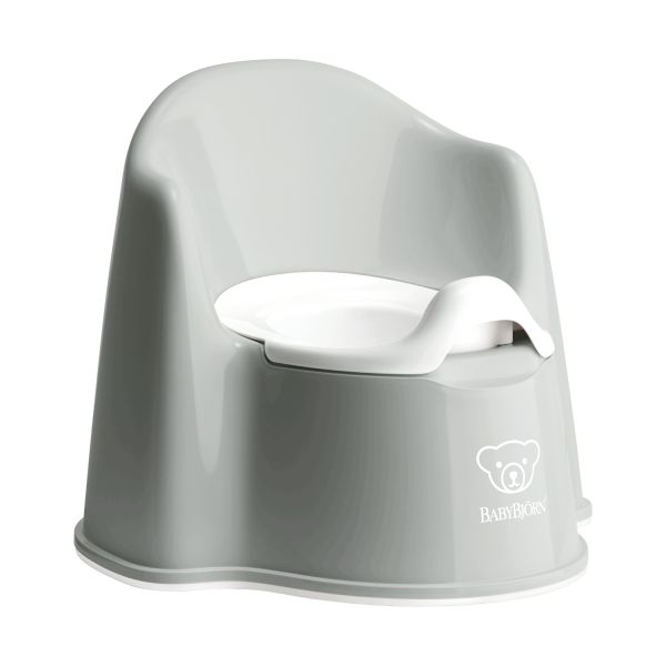 Baby Björn® Zetel Plaspotje - Grijs/Wit Baby Björn® Zetel Plaspotje - Grijs/Wit