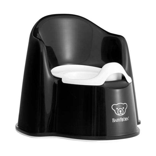 Baby Björn® Zetel Plaspotje - Zwart/Wit Baby Björn® Zetel Plaspotje - Zwart/Wit