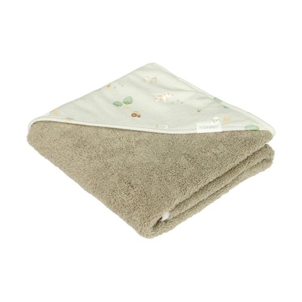 Little Dutch Little Farm Badcape - 100 x 100 cm - Schaap Little Dutch Little Farm Badcape - 100 x 100 cm - Schaap