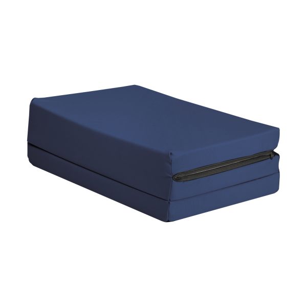 Basicline Matras Campingbed Blauw Basicline Matras Campingbed Blauw
