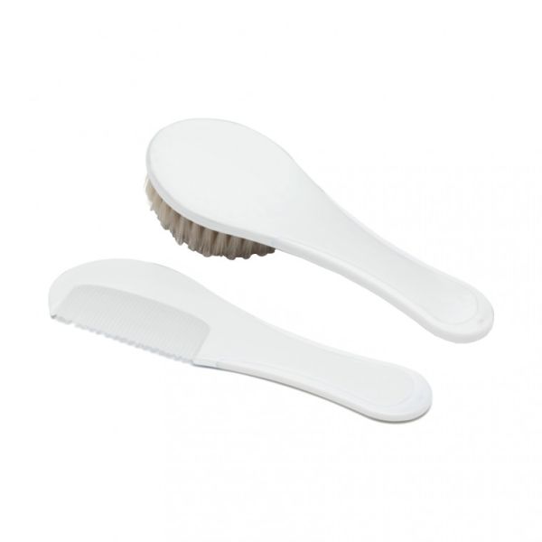 Bébé-Jou Borstelgarnituur Uni Wit Bébé-Jou Borstelgarnituur Uni Wit