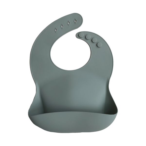 Mushie Siliconen Slab Cambridge Blue