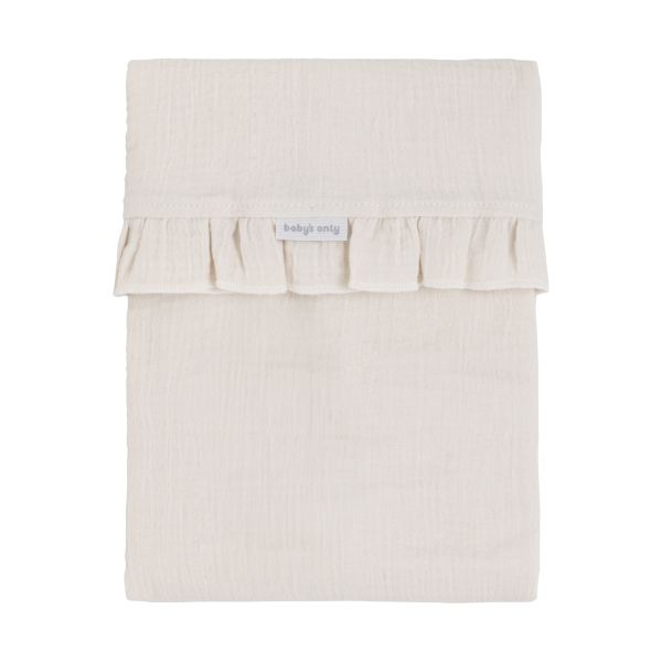 Baby's Only Calm Wieglaken Met Ruffle - Warm Linen