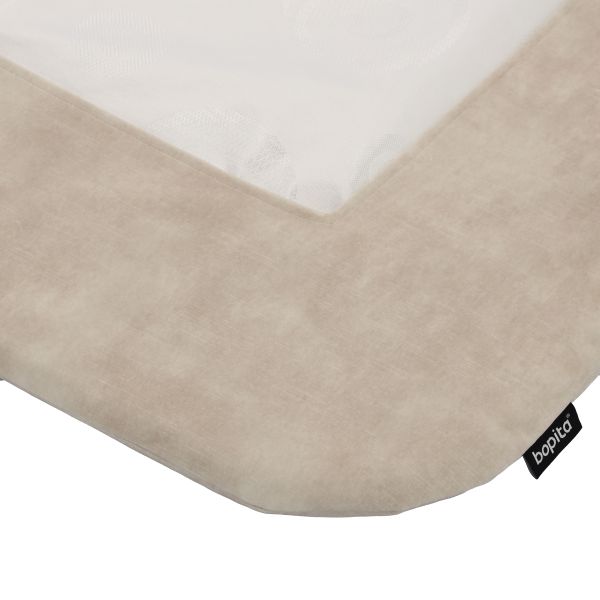 Bopita Parkmatras Hoes - Caro - Velours Naturel - 83 x 83 cm Bopita Parkmatras Hoes - Caro - Velours Naturel - 83 x 83 cm