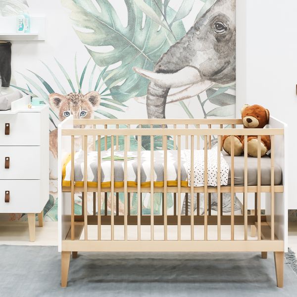 Bopita Indy Babybed Wit / Naturel 60 x 120 cm