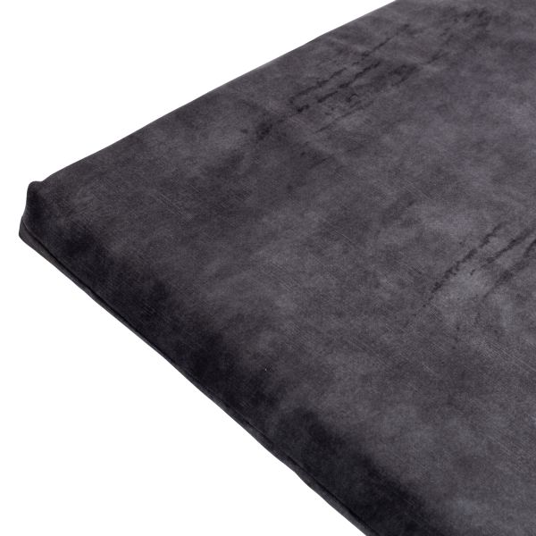 Kidsmill parkmatras Hoes - Velours - 75 x 95 - Graphite