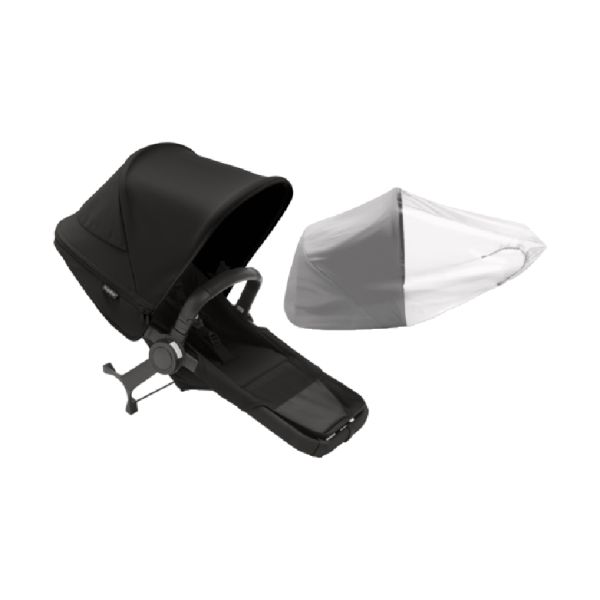 Bugaboo Donkey 5 Duo Extension Complete Midnight Black - Midnight Black Bugaboo Donkey 5 Duo Extension Complete Midnight Black - Midnight Black
