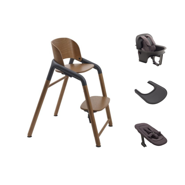 Bugaboo Giraffe Kinderstoel Ultimate Bundel – Wood/Grey Bugaboo Giraffe Kinderstoel Ultimate Bundel – Wood/Grey