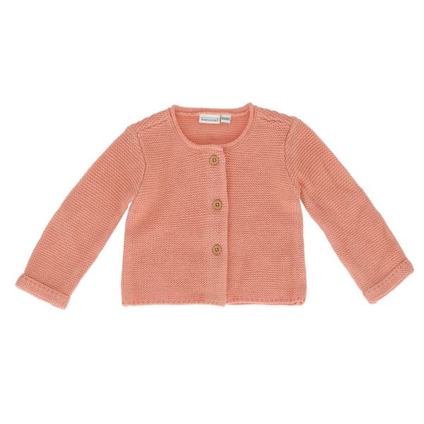 Babylook Strawberries Gebreid Vest - Maat 50/56 - Coral Almond