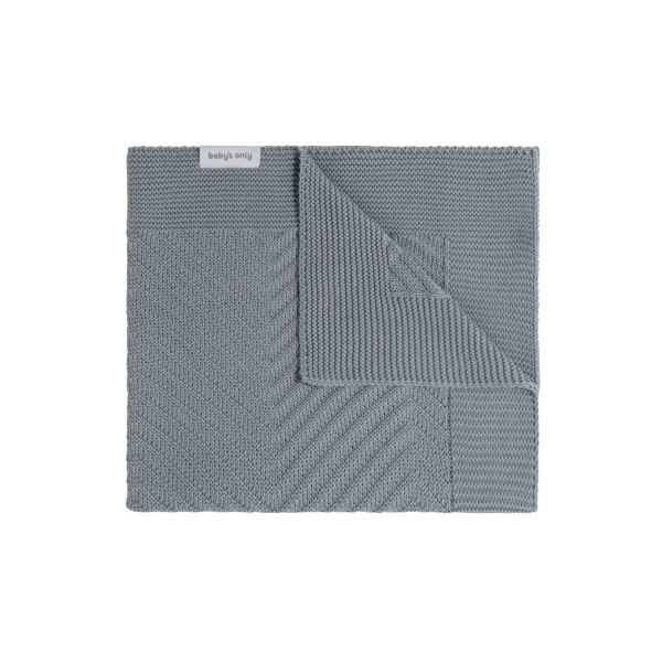 Baby's Only Ledikantdeken Grace Nordic Blue 100 x 135 cm Baby's Only Ledikantdeken Grace Nordic Blue 100 x 135 cm