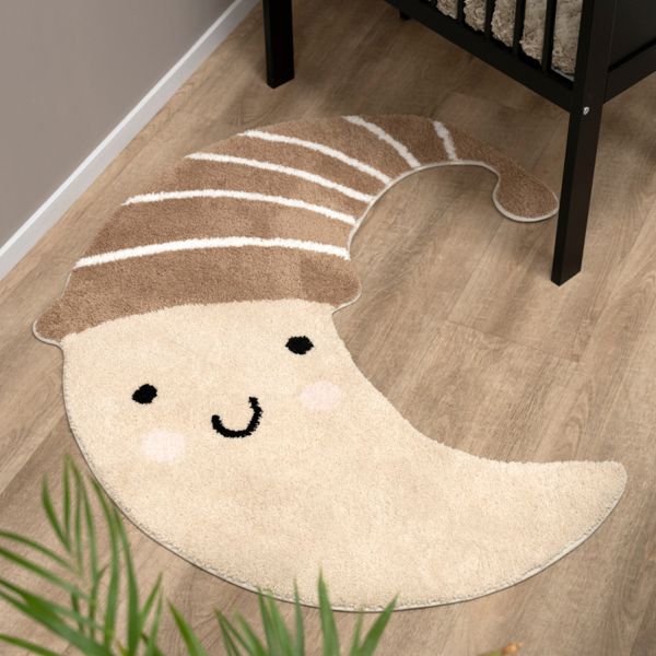 Baby's Only Vloerkleed - Heaven - Beige - Maan Baby's Only Vloerkleed - Heaven - Beige - Maan