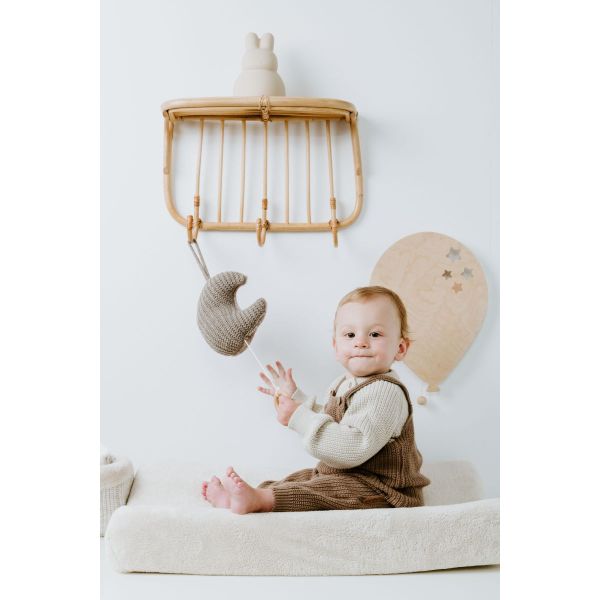 Baby's Only Aankleedkussenhoes Cozy Urban Taupe Baby's Only Aankleedkussenhoes Cozy Urban Taupe