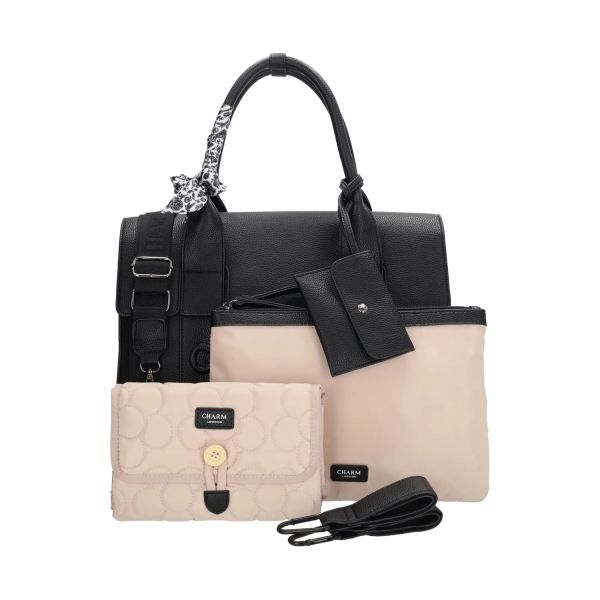 Charm London Bond Luiertas - Zwart Charm London Bond Luiertas - Zwart