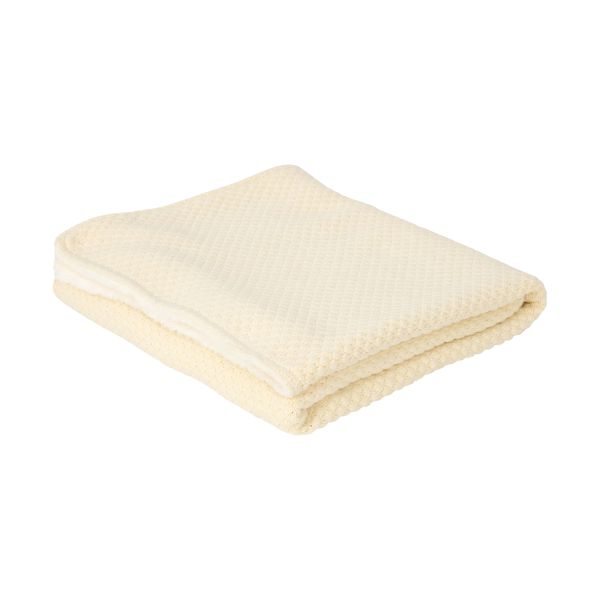 Little Dutch Pure Ledikantdeken Gebreid - 110 x 140 cm - Soft White