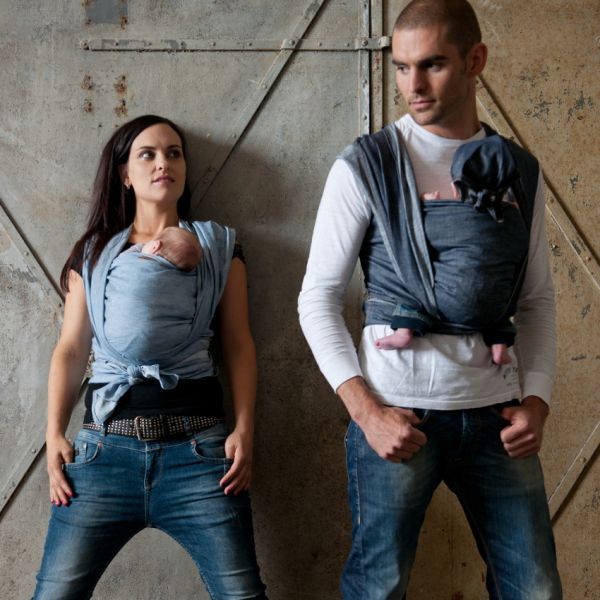 ByKay Woven Deluxe Denim Draagdoek Stone Washed Size 5