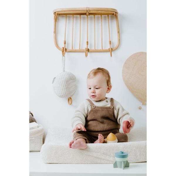 Baby's Only Aankleedkussenhoes Cozy Urban Taupe Baby's Only Aankleedkussenhoes Cozy Urban Taupe