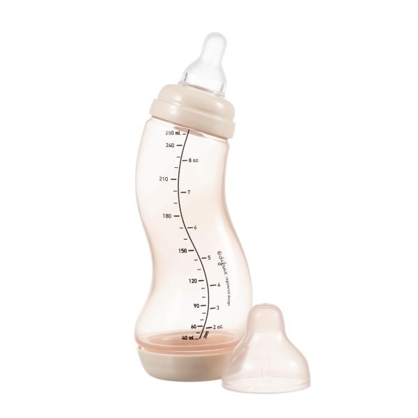 Difrax S-Fles Smal 250ml Roze Difrax S-Fles Smal 250ml Roze