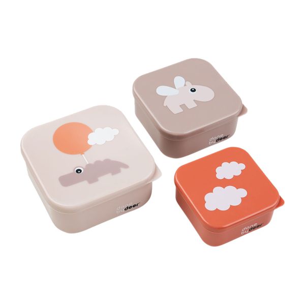 Done By Deer Snack Box Set Happy Clouds Powder 3pcs Done By Deer Snack Box Set Happy Clouds Powder 3pcs
