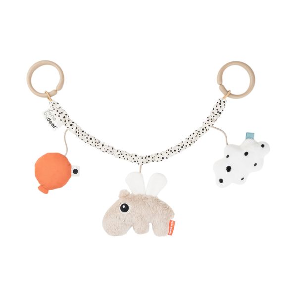 Done By Deer Pram Toy Happy Clouds Sand Done By Deer Pram Toy Happy Clouds Sand