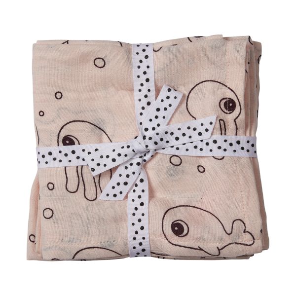 Done by Deer Sea Friends Omslagdoek Powder 2 Stuks