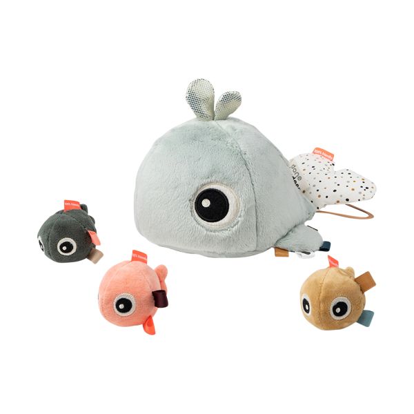 Done By Deer Activity Toy Hide&Seek Wally Blue