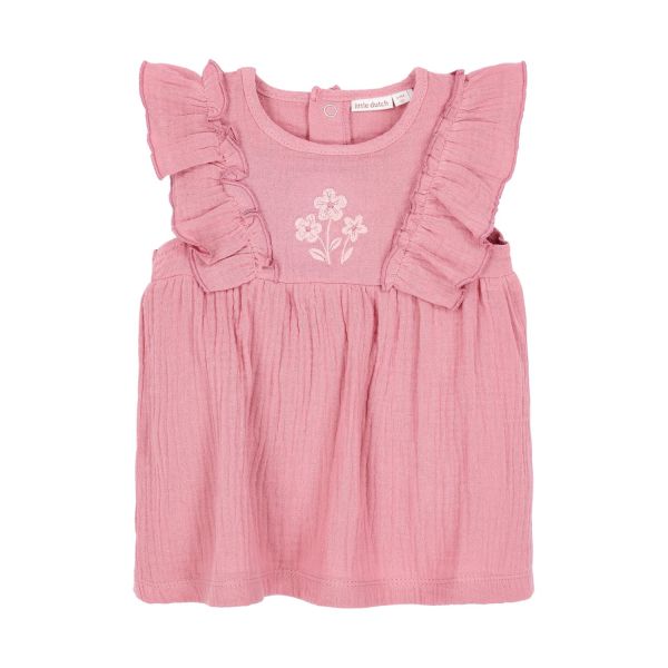 Little Dutch Jurk Met Broekje - Pink Blush - Maat 50