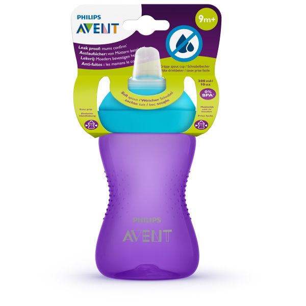 Philips Avent My Grippy Tuitbeker 300ml Paars SCF802/02