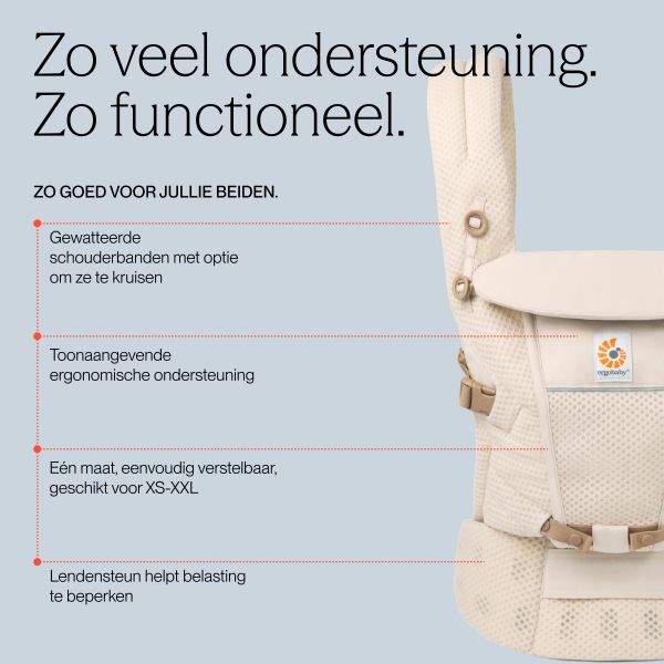 Ergobaby Adapt Soft Flex Mesh Draagzak - Midnight Blue