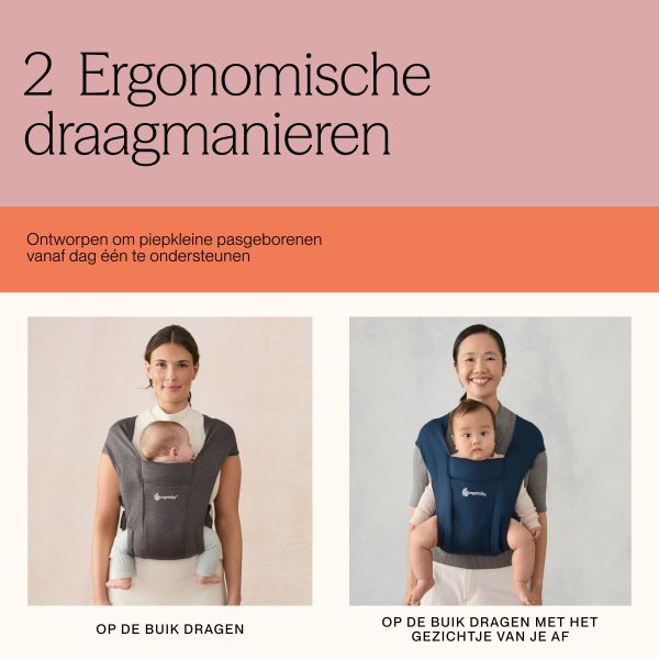 Ergobaby Draagzak Embrace Heather Grey Ergobaby Draagzak Embrace Heather Grey